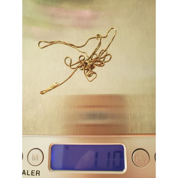 Vintage 14K Gold Citrine Cluster Ball Necklace - Picture 6 of 7